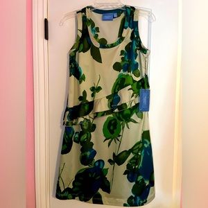 ⭐️NWT⭐️SimplyVera satin floral dress, size XS